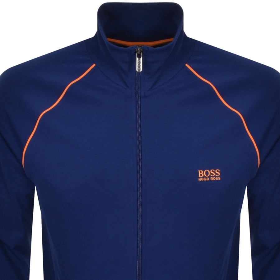 Alternative Image for ProductBOSS Bodywear Full Zip Sweatshirt Blue2